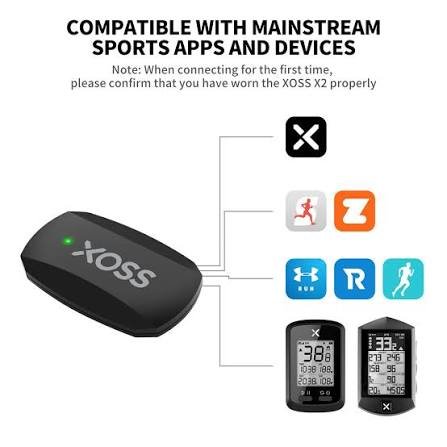 XOSS X2 Heart Rate Monitor Chest Strap