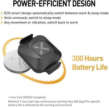 XOSS Bike Cadence and Speed Sensor Vortex