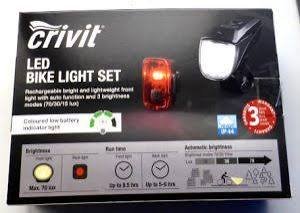 GRIVIT led bike light set