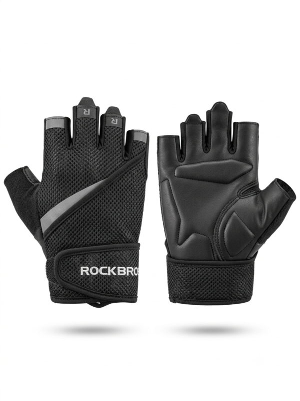 ROCKBROS قفازات قيادة دراجات هوائية (S)