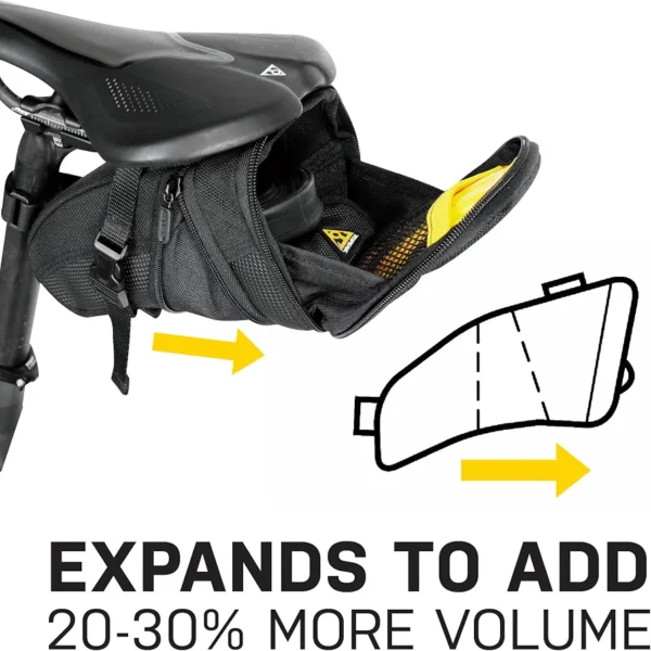 حقيبة مقعد دراجة هوائية TOPEAK AERO WEDGE PACK (مقاس M)